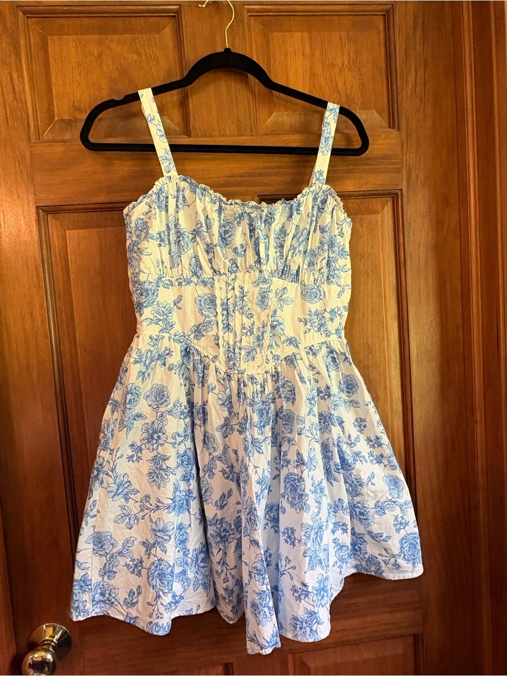 Trixxi Blue & White Floral Sundress for Girls